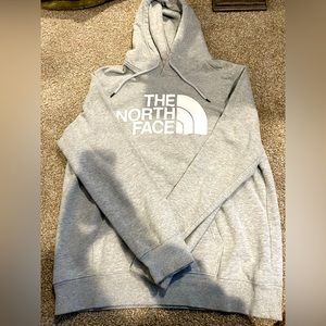 Mens grey North Face Hoodie
